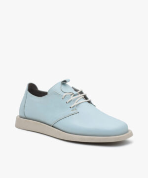 کفش چرم زنانه مدل u36 رنگ آبی - تصویر اول