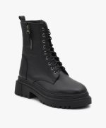 نیم بوت چرم زنانه کد 0080