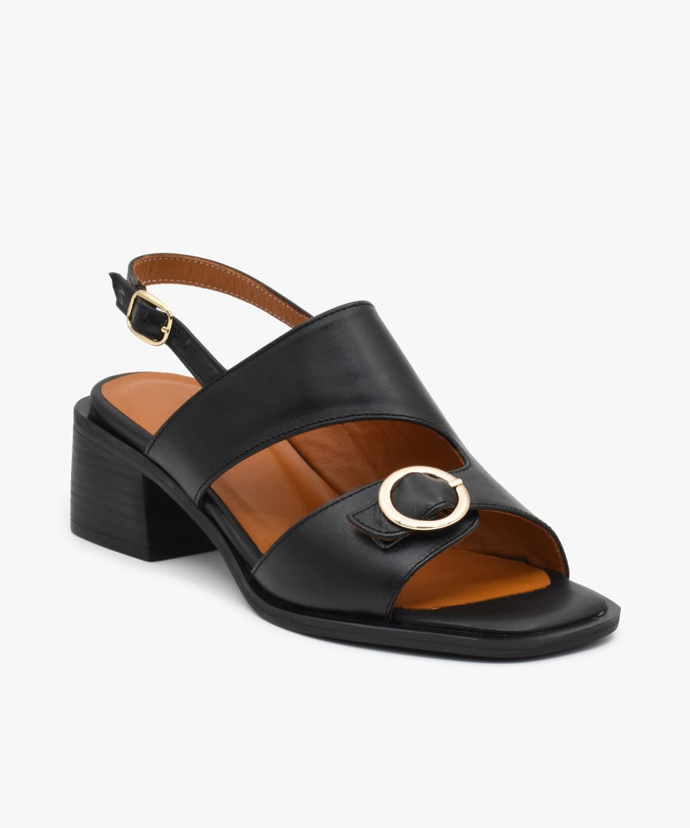 Z92-black-01 صندل پاشنه دار زنانه کد Z92 - Image 1