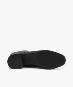 نیم بوت چرم زنانه کد D79 رنگ مشکی - تصویر ششم