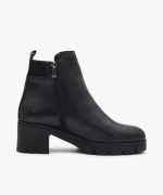 نیم بوت چرم زنانه کد P49 - Image 3