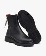 نیم بوت چرم زنانه کد P68 - Image 6