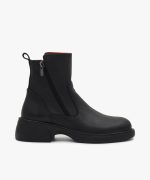 نیم بوت چرم زنانه کد P88 - Image 2