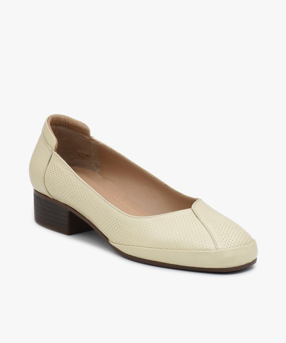 Z40-cream-01 کفش مجلسی و اداری زنانه کد Z40 - کرم - تصویر اول