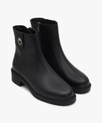 نیم بوت چرم زنانه کد Z47 - Image 4